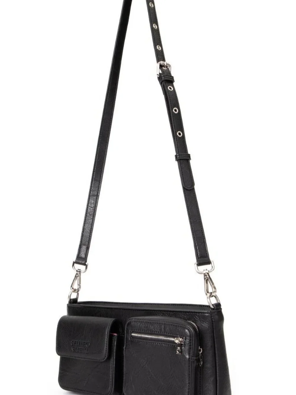 Good Totes Girlfriend Material Cargo Pochette - Black, silver hardware